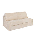 Sofa pour salon en tissu beige pour un confort quotidien - 180 x 90 x 80